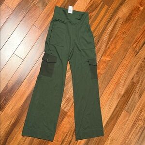 CAbi Green Wide Leg Pants